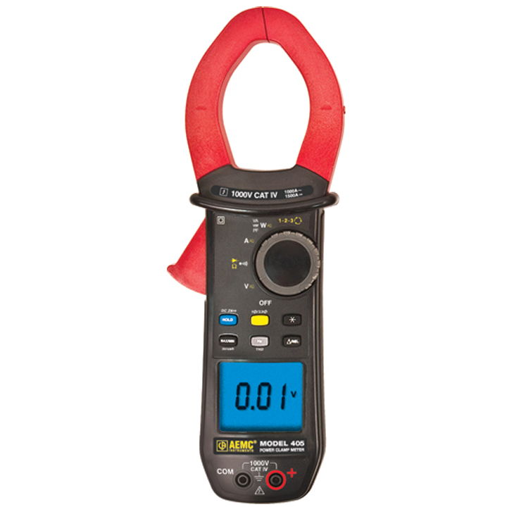 405 TRMS Power Clamp-on Meter (1000V CAT IV)
