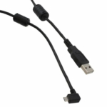 USB to Micro-B Cable, 6ft, Right Angle Connector
